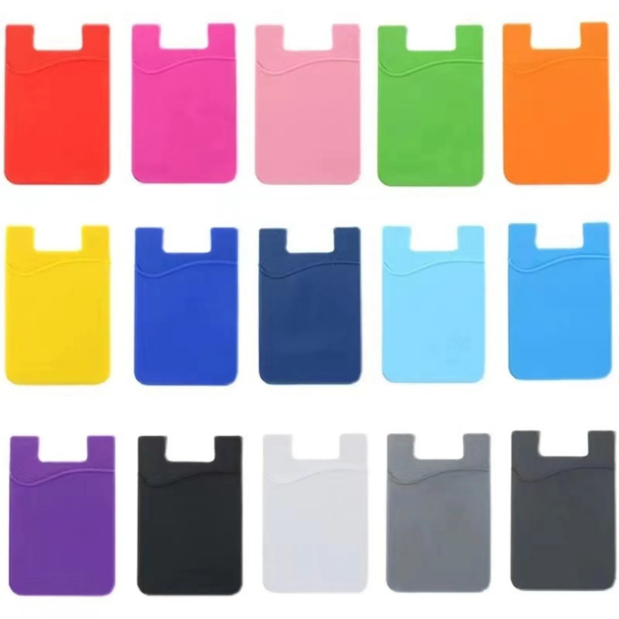 Silicone Cell Phone Card Holder 2