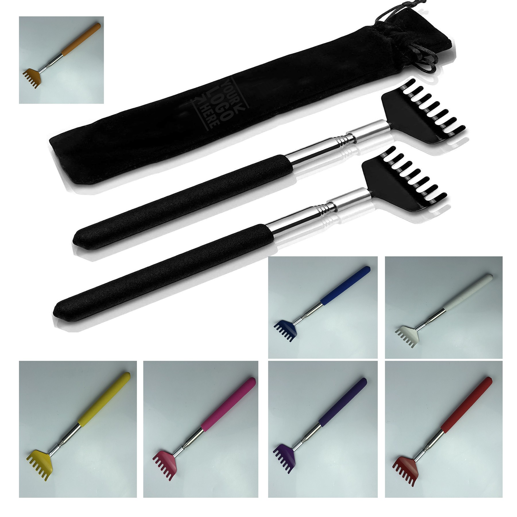 2 Pack Portable Extendable Back Scratcher 2