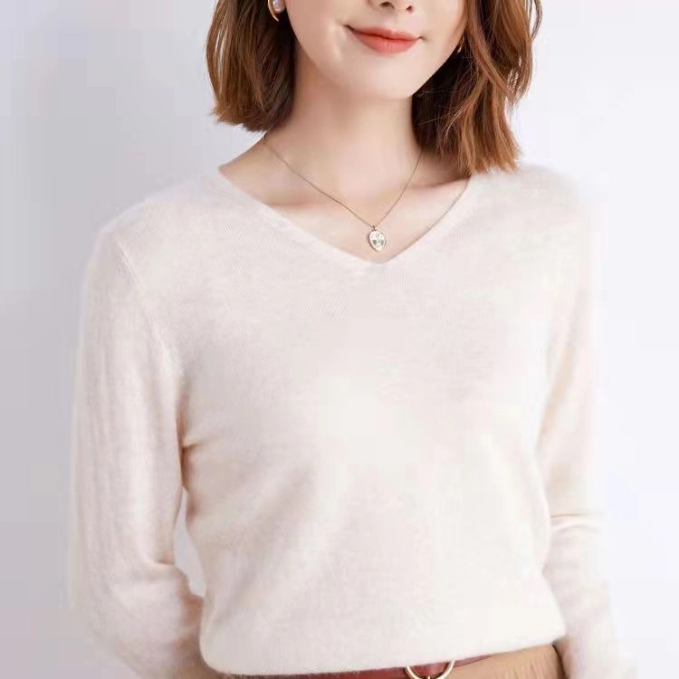 Ladies' V-Neck Sweater 2