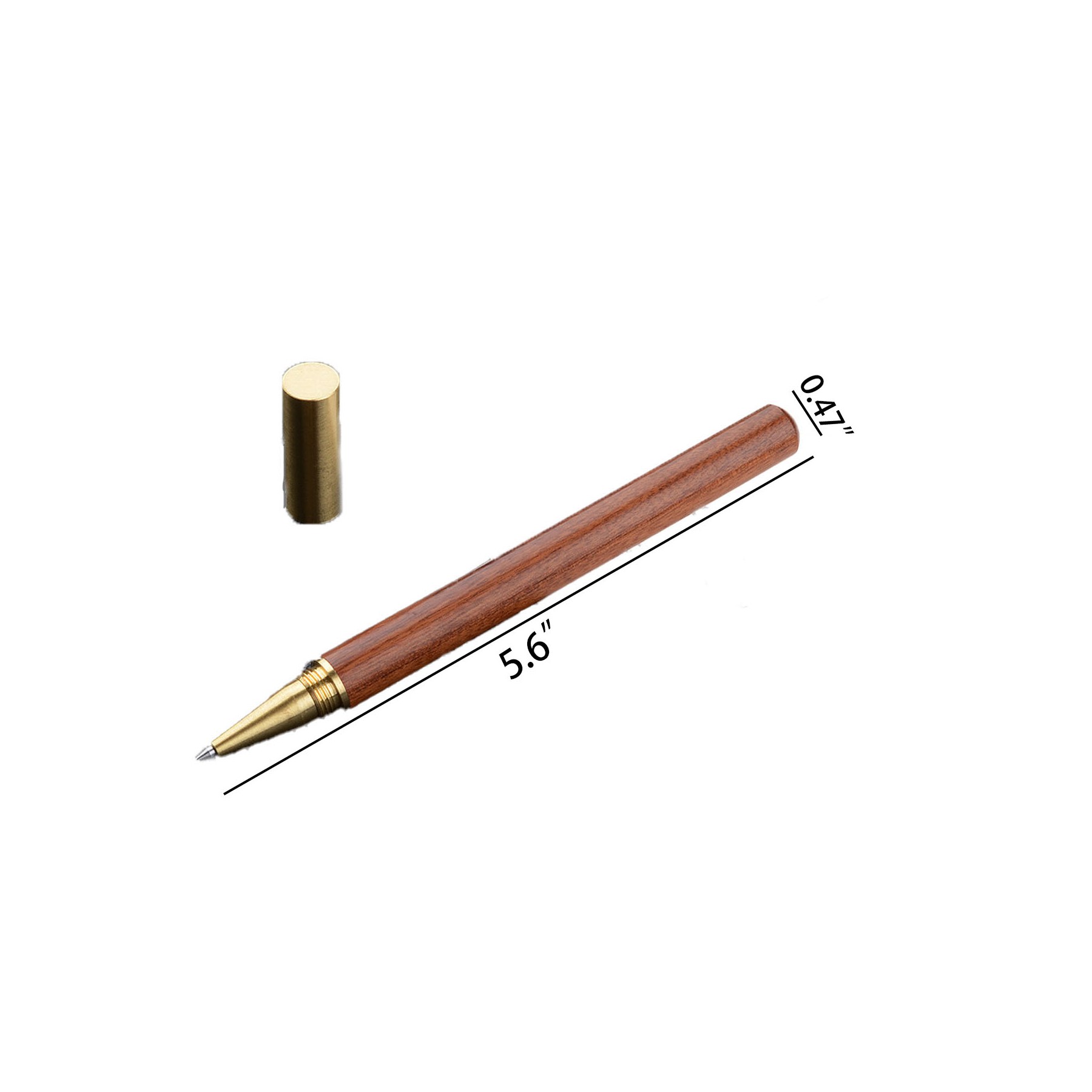 Brass Solid Wooden Metal Signature Pen 4