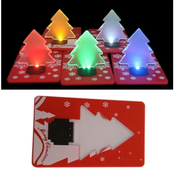 Christmas Tree Folding LED Card Light 7