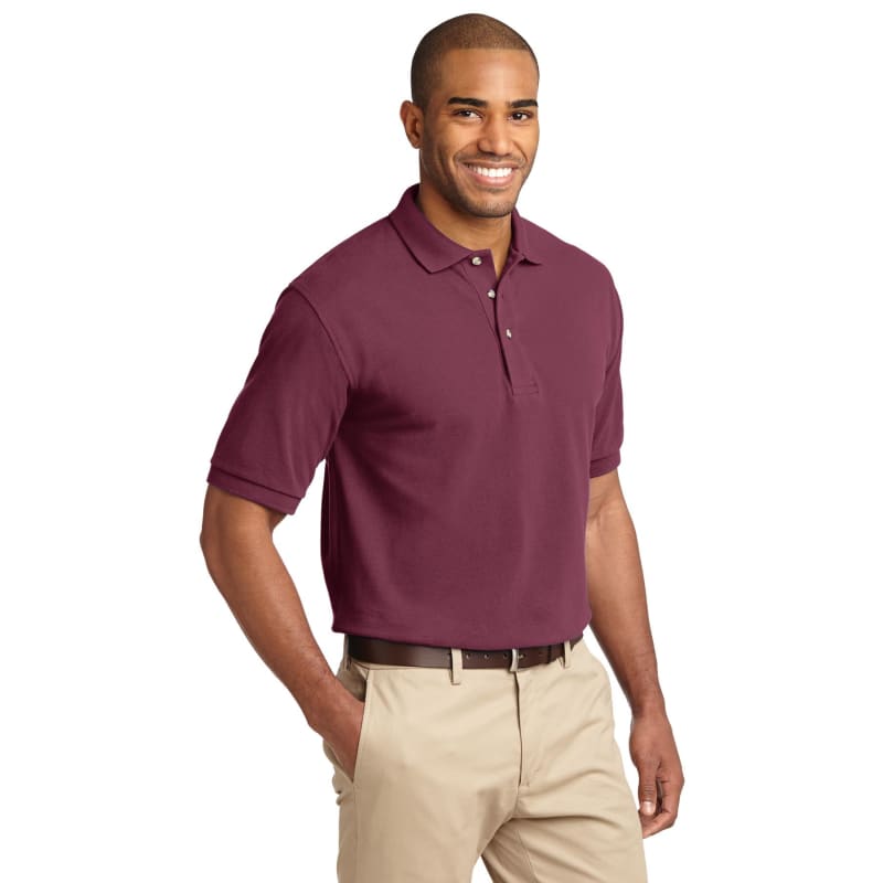 Port Authority Heavyweight Cotton Pique Polo. 50