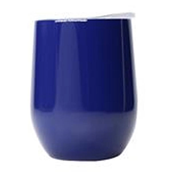 Insulated Egg Shaped Drinking Mug 12Oz 12