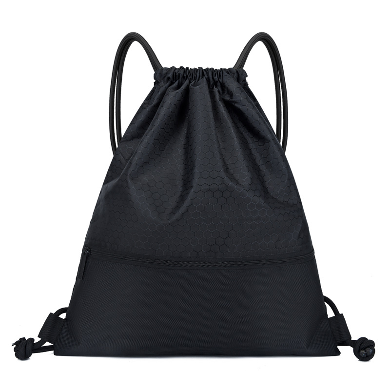 High Quality Football Material Drawstring Backpack Bag 7