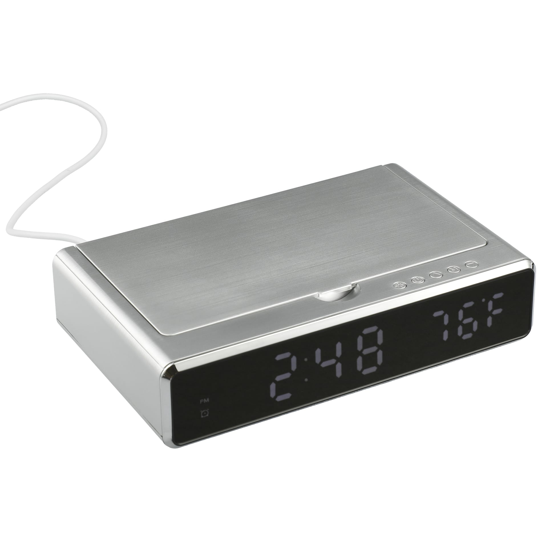 UV Sanitizer Desk Clock with Wireless Charging 29