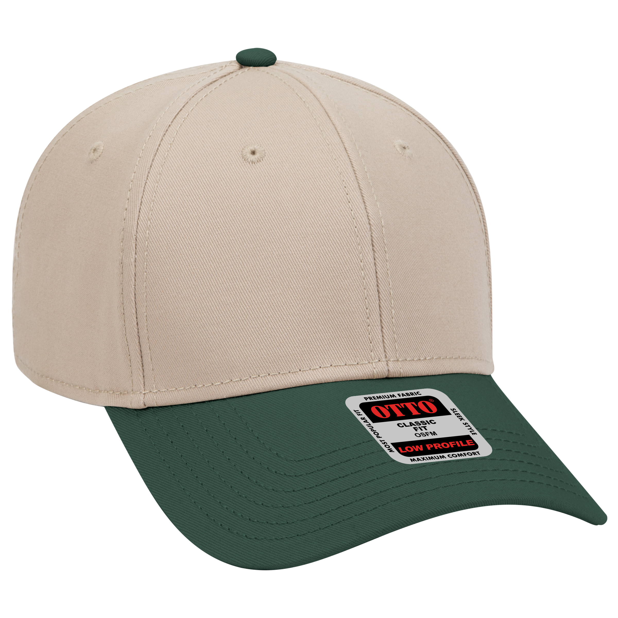 OTTO CAP® 6 Panel Low Profile Baseball Cap 16