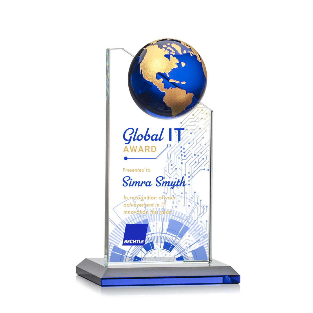 Arden VividPrint™ Award - Blue/Gold 3