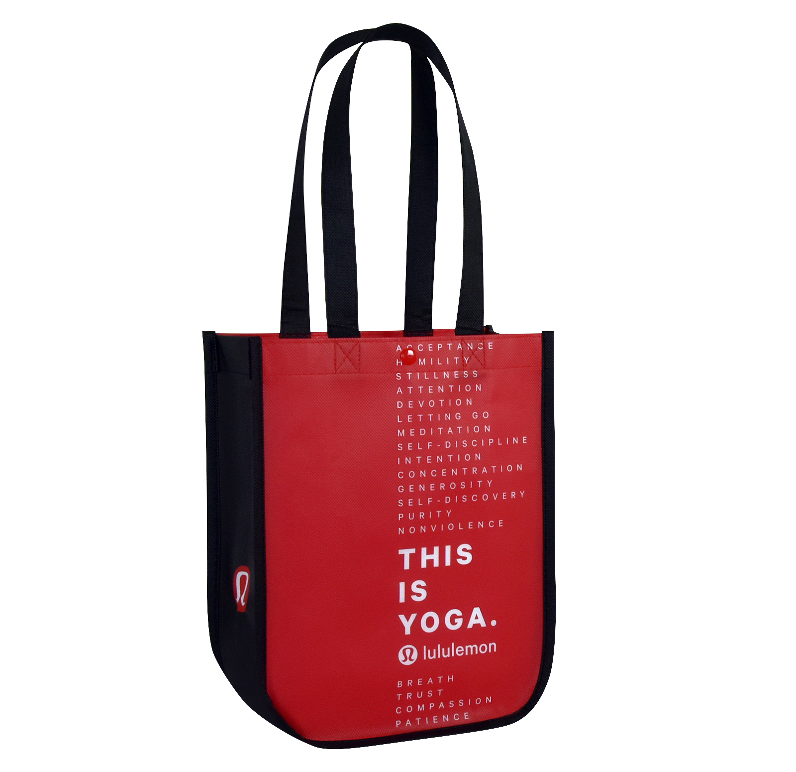 Custom Stylish Round Cornered Laminated Promotional Bag9"x12"x4.5" 1