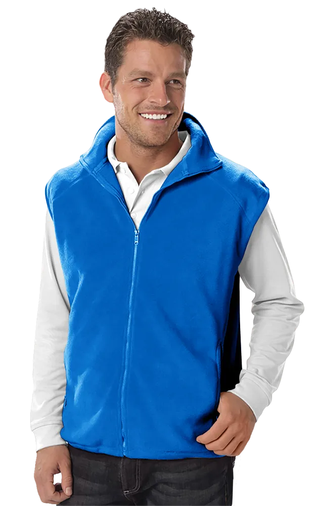 Adult Micro Fleece Zip Front Vest 58