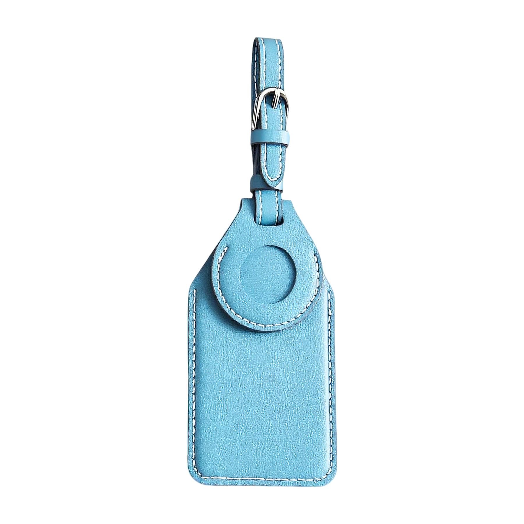 PU Leather Luggage Tag With Airtag Holder 5