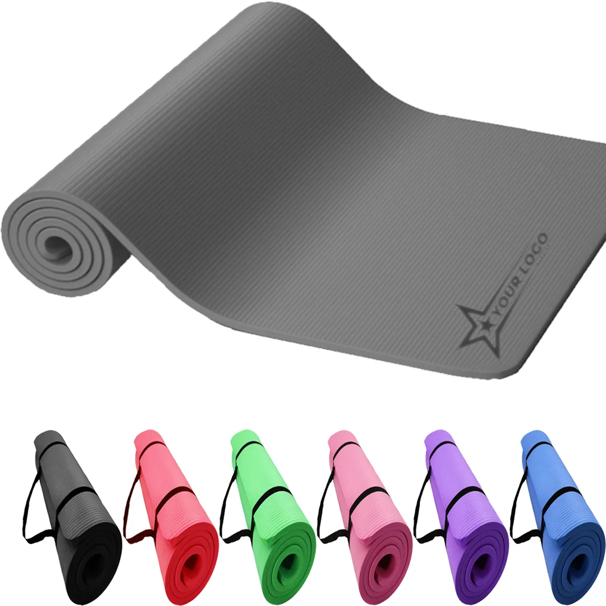 Comfort Extra Thick Non Slip Yoga Mat with Carrying Strap 7