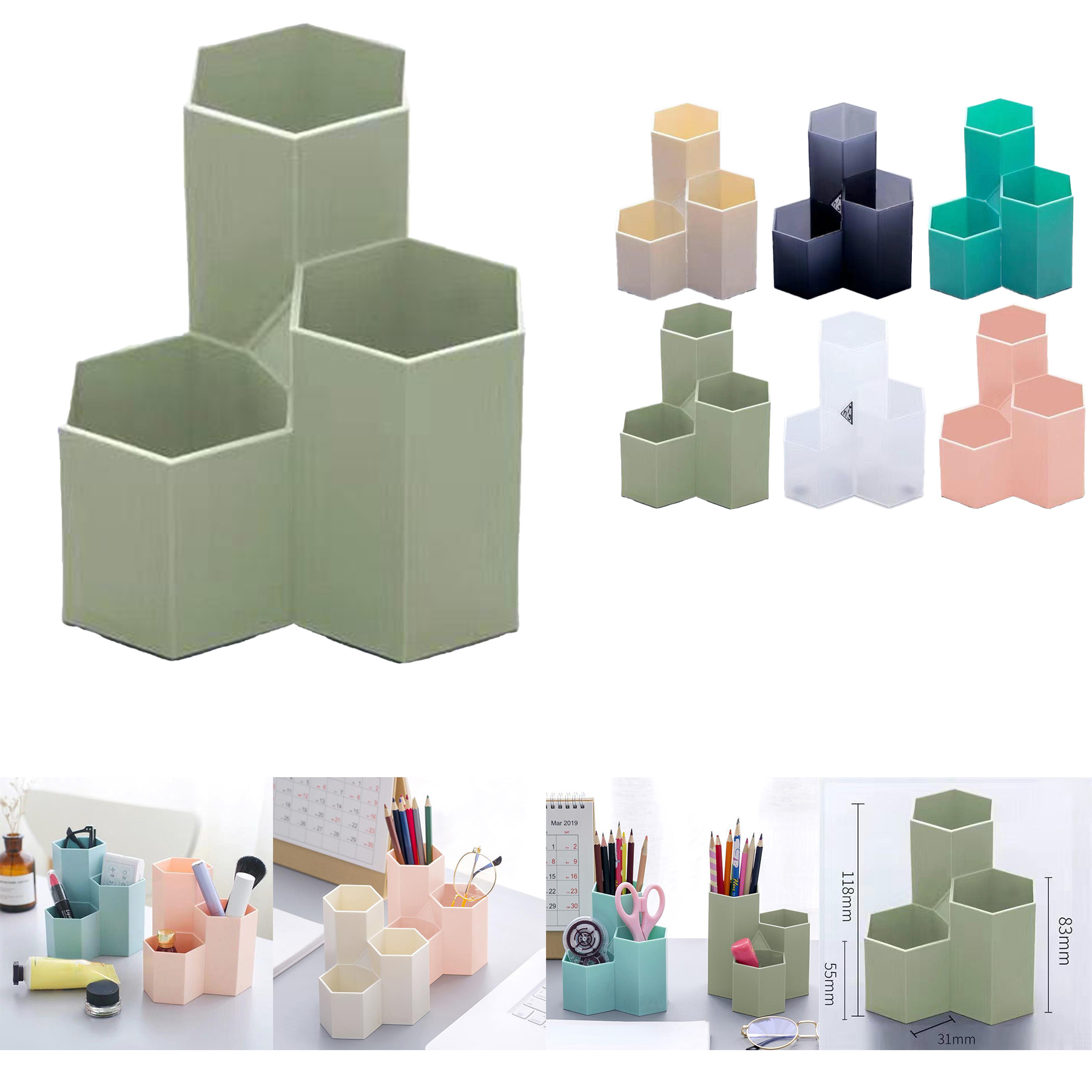 Multi-Function Student Desktop Storage 1