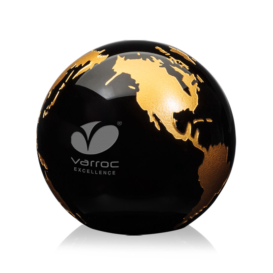 Globe Paperweight - Black 11