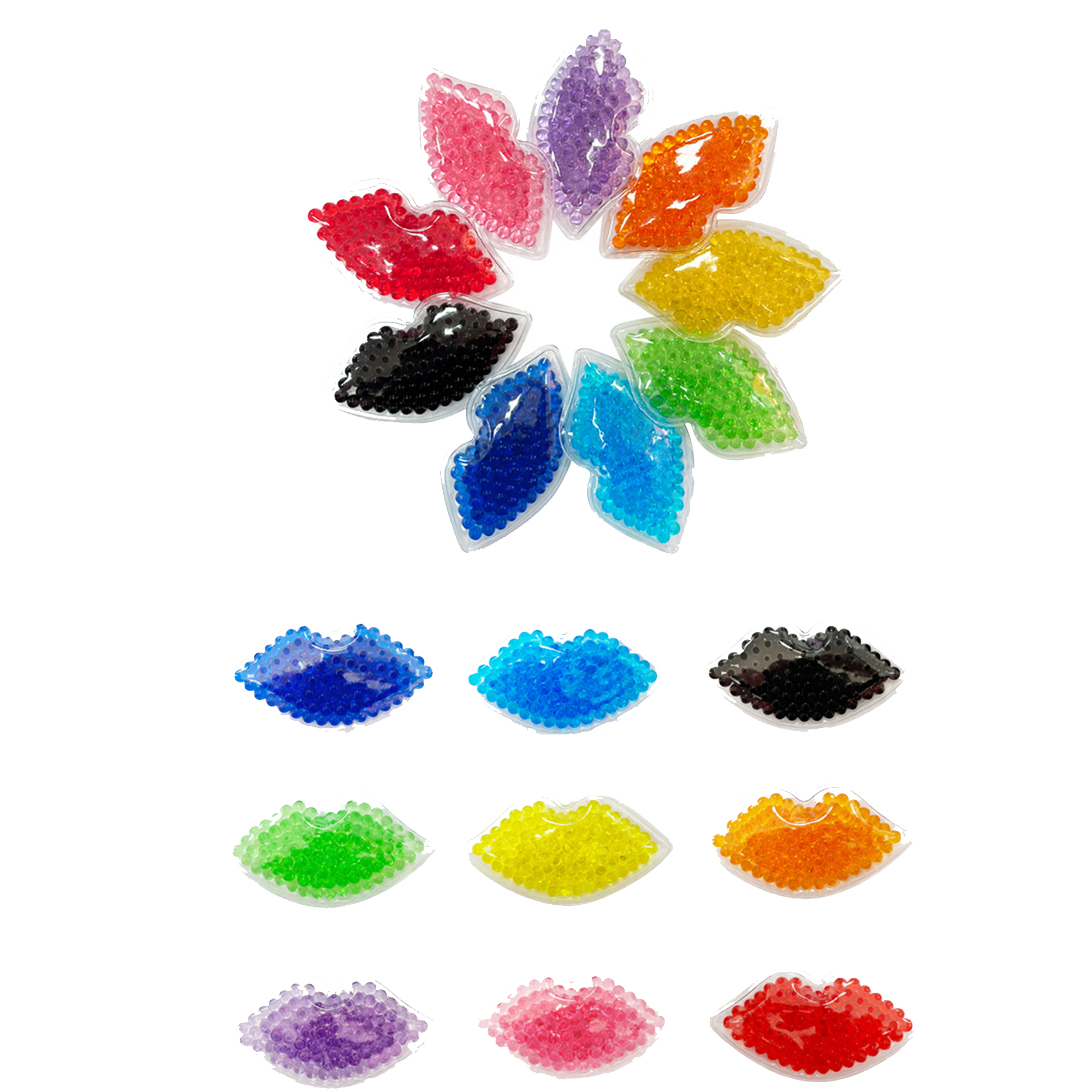 Lips Hot Cold Chill Patch Beads Pack 3
