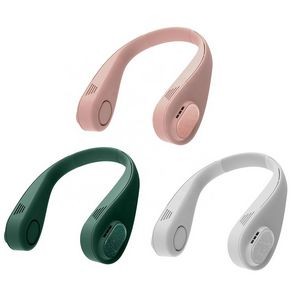 Rechargeable Leafless Neck Hanging Portable Fan 2