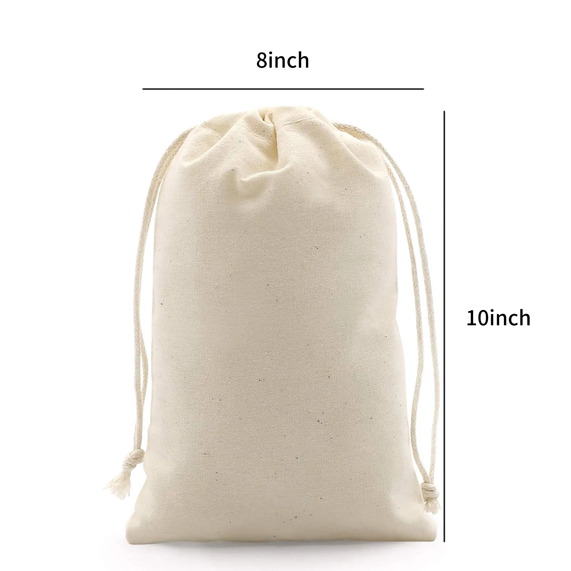 Soft Cotton Drawstring Storage Bag 3