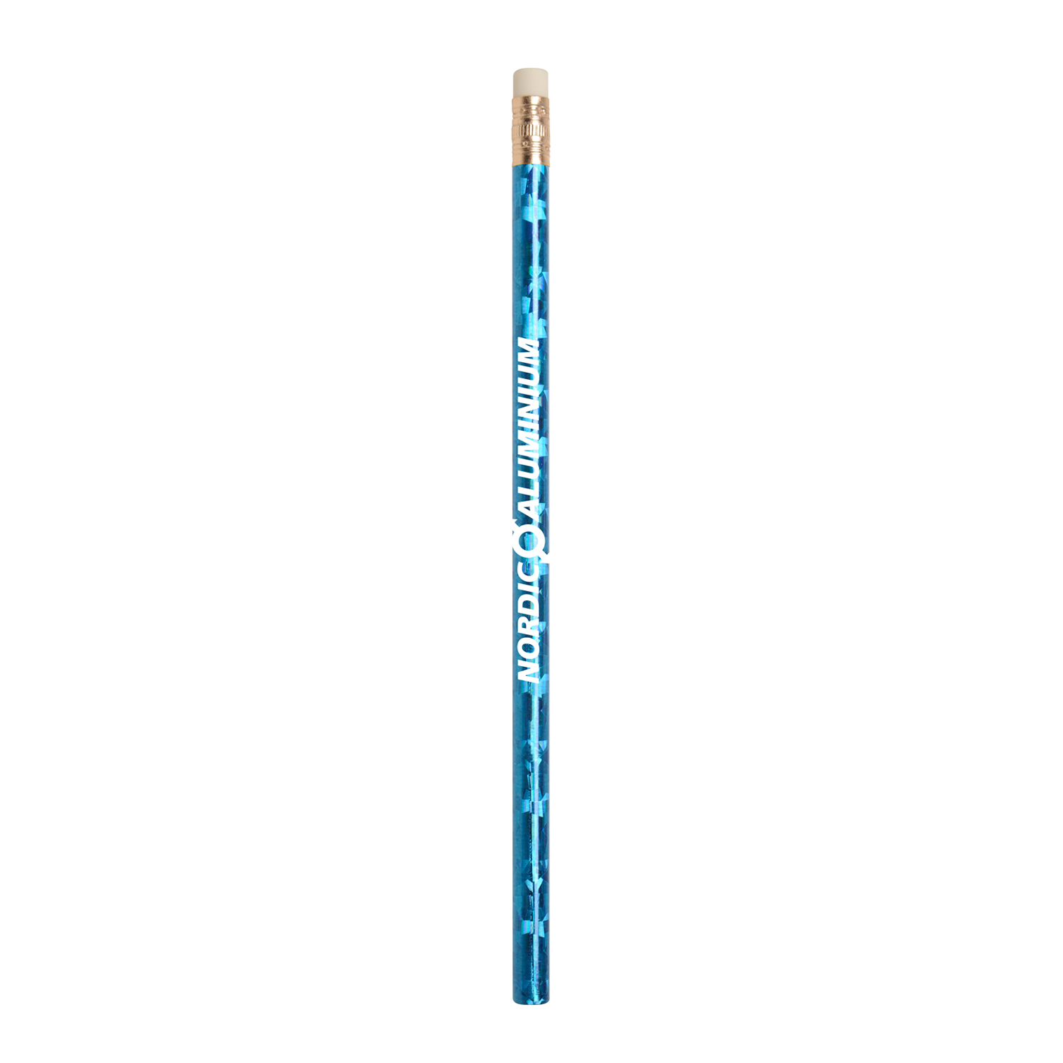 Prismatic Foil Wrap Wooden Pencil 15