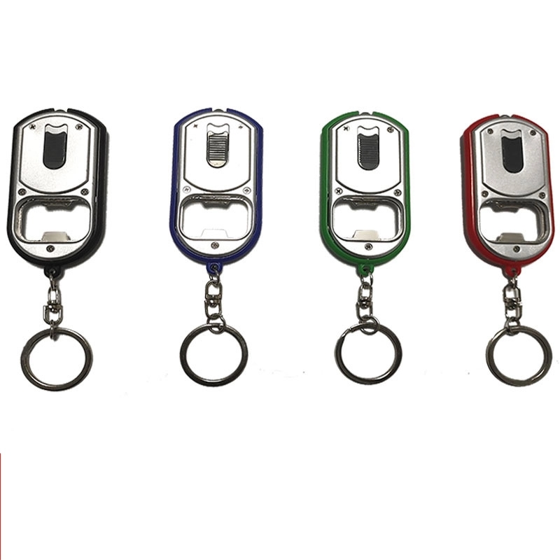 Light-Up Bottle Opener with Keyring 1
