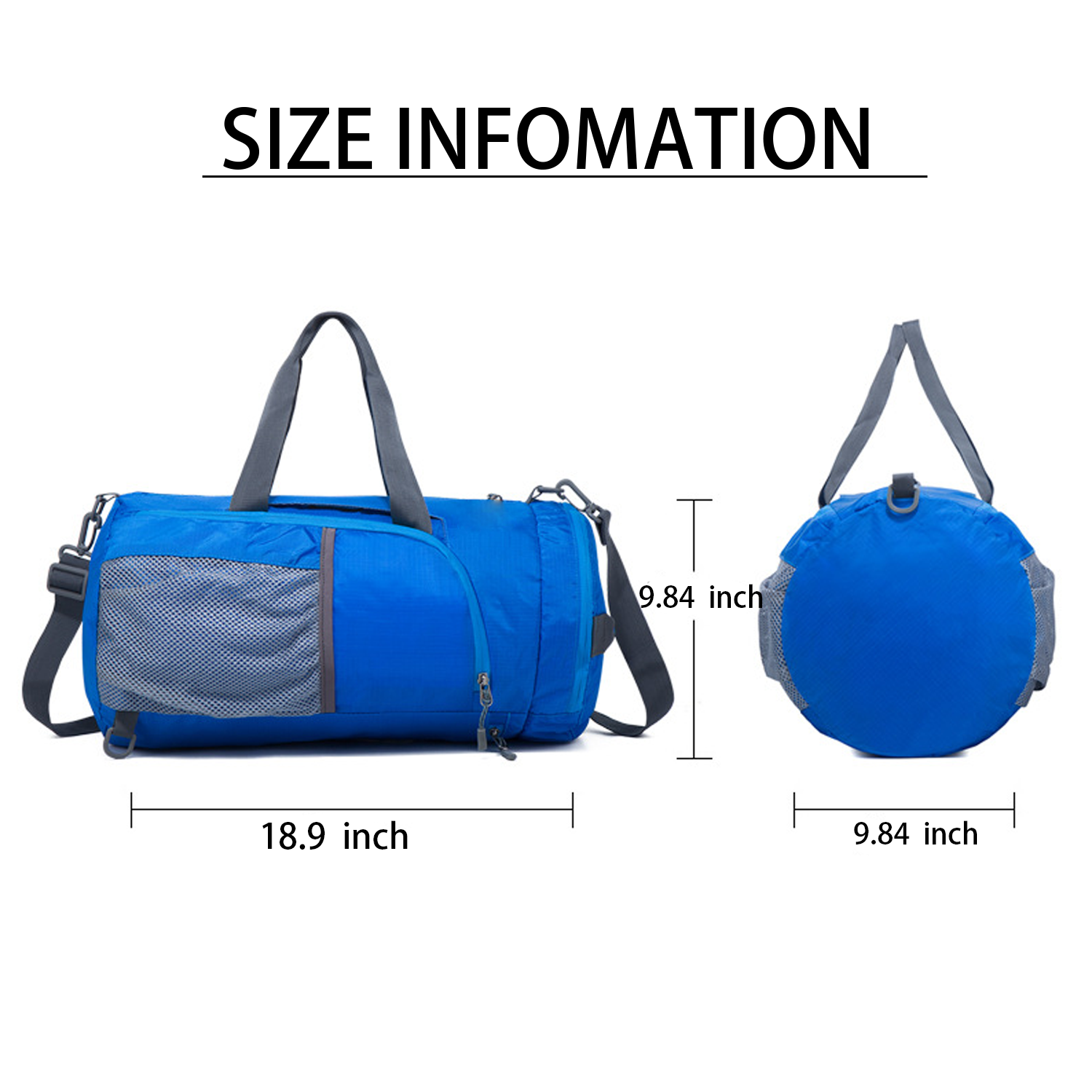 Foldable Sports Travel Duffel Bag 2