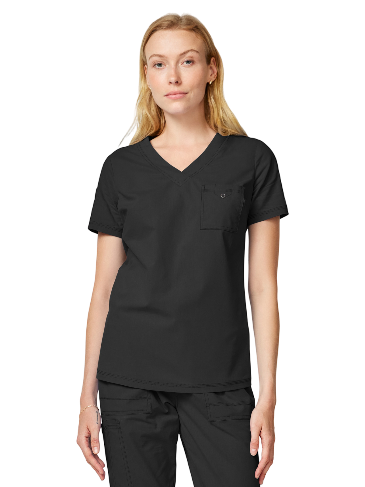 Dickies Medical - Forge - Women's 1-Pocket V-Neck Tuck-In Scrub Top 7
