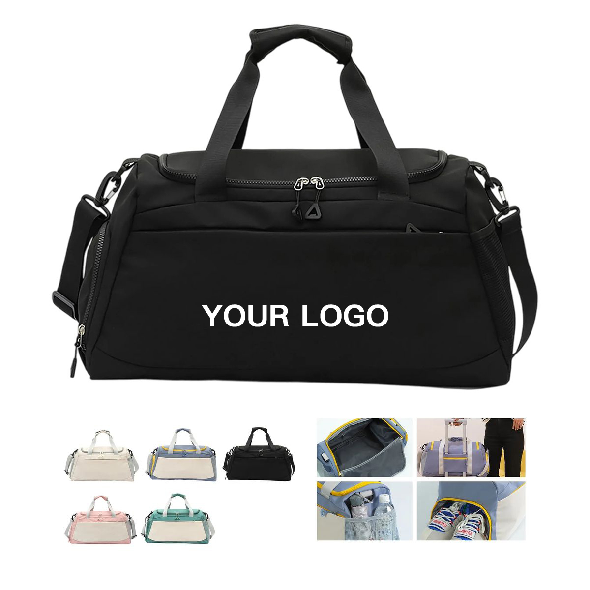 Large Oxford Sports Tote for Gym or Travel Accessories 3