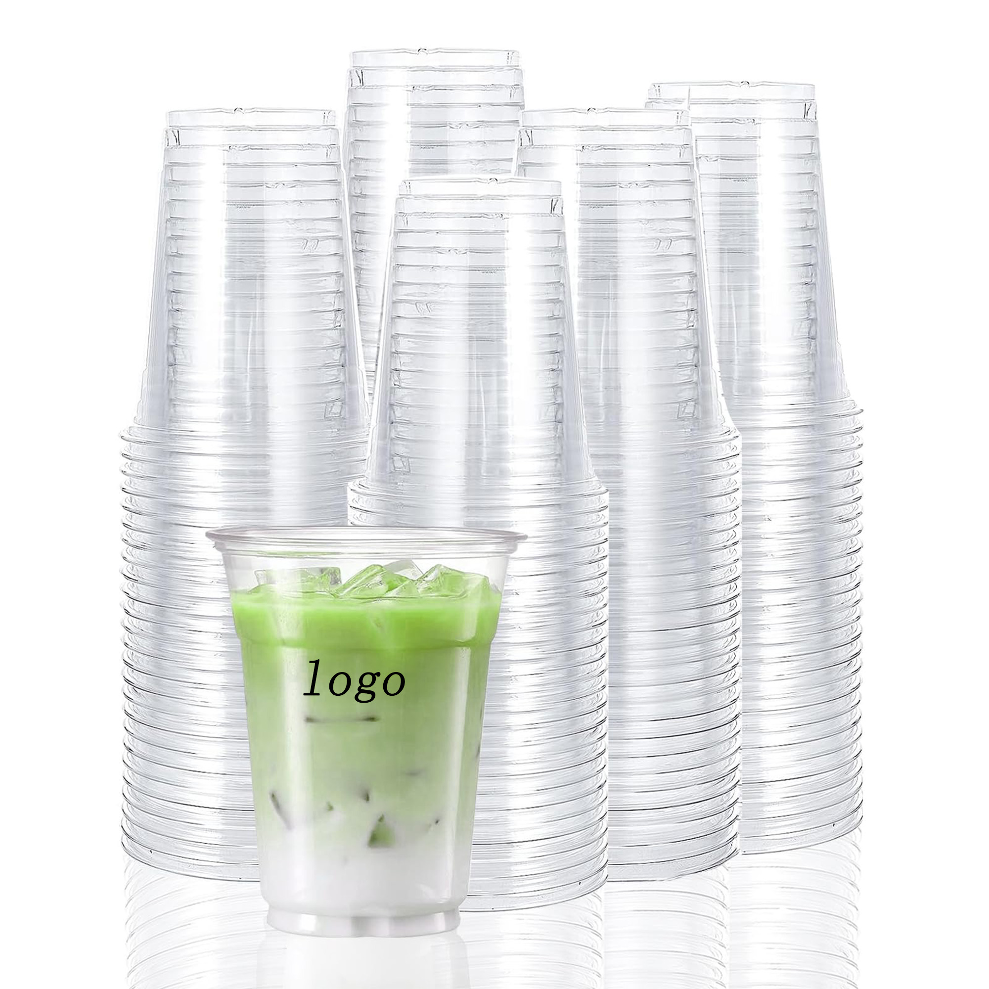 16oz Disposable PET Transparent Cup 2
