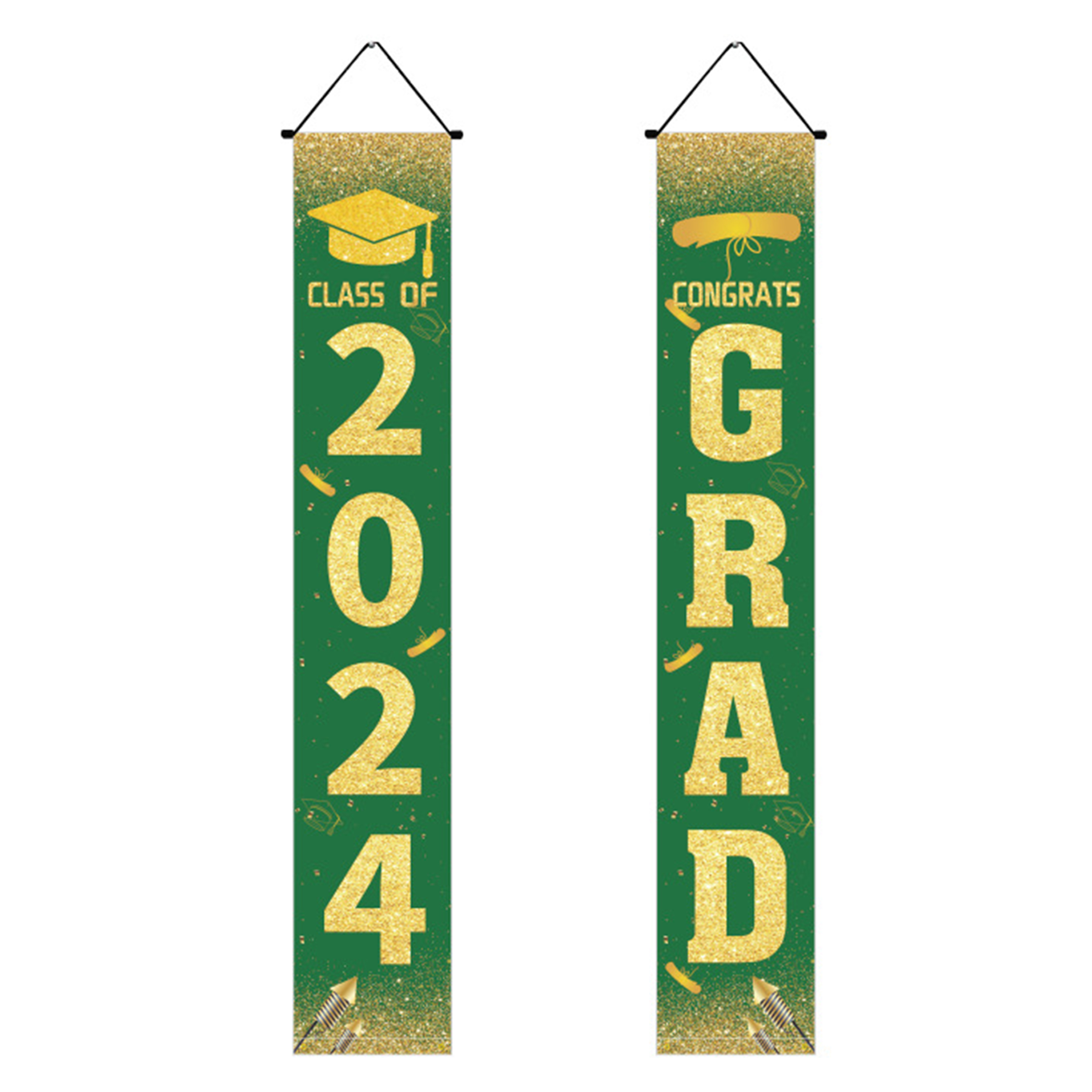 Polyester Graduation Season Event Party Decoration Couplet 13