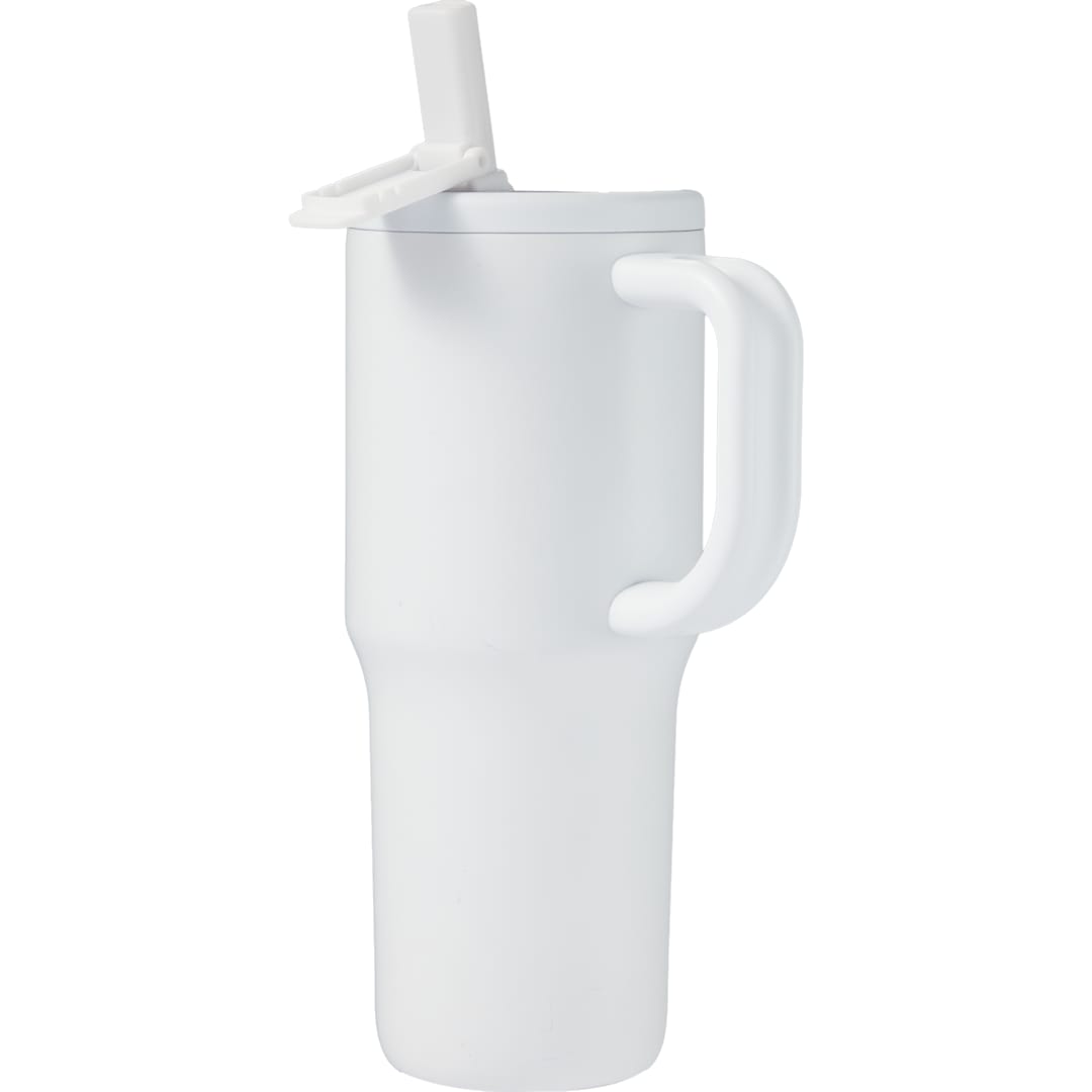 Alpine 30oz Vac Insul Mug w/protective straw cover 98