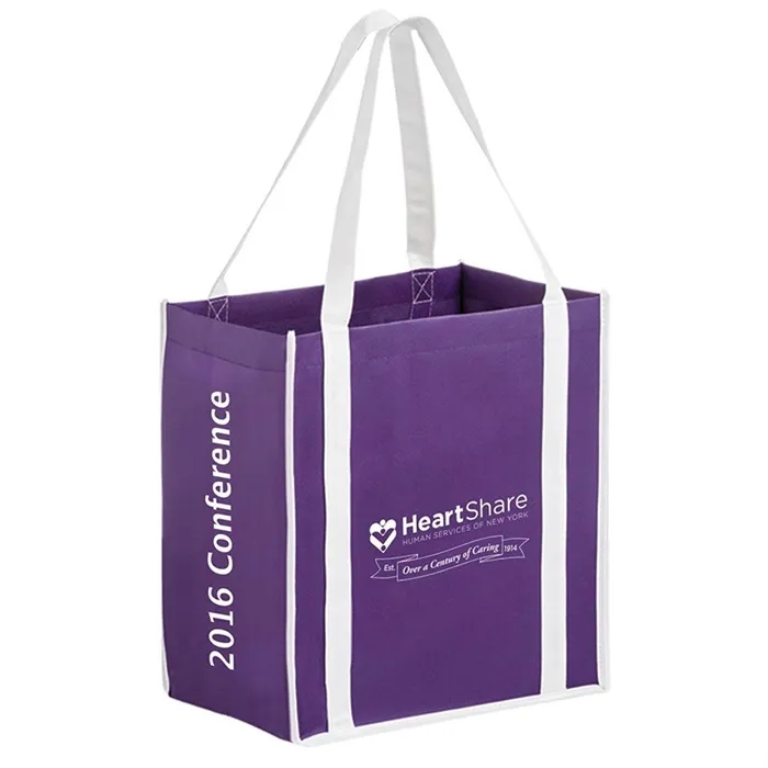 Two-Tone Grocery Tote 1