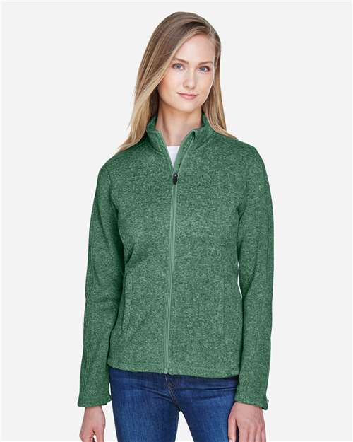 Women's Bristol Full-Zip Sweater Fleece Jacket - DG793W 4