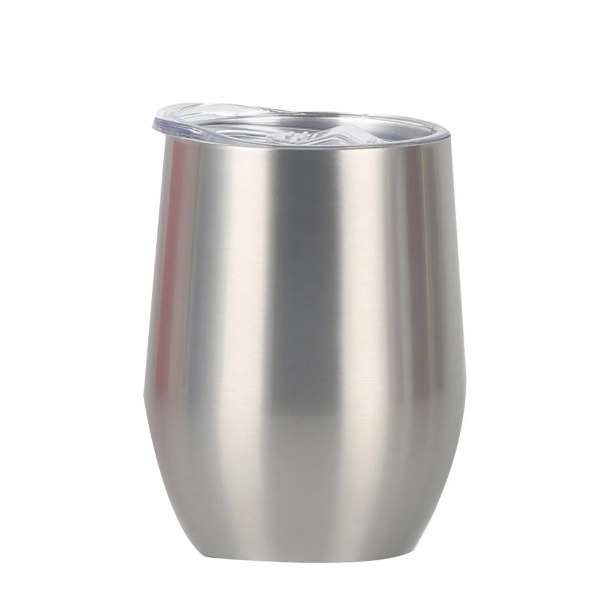 12oz Stainless Steel Egg-Shaped Mug 12