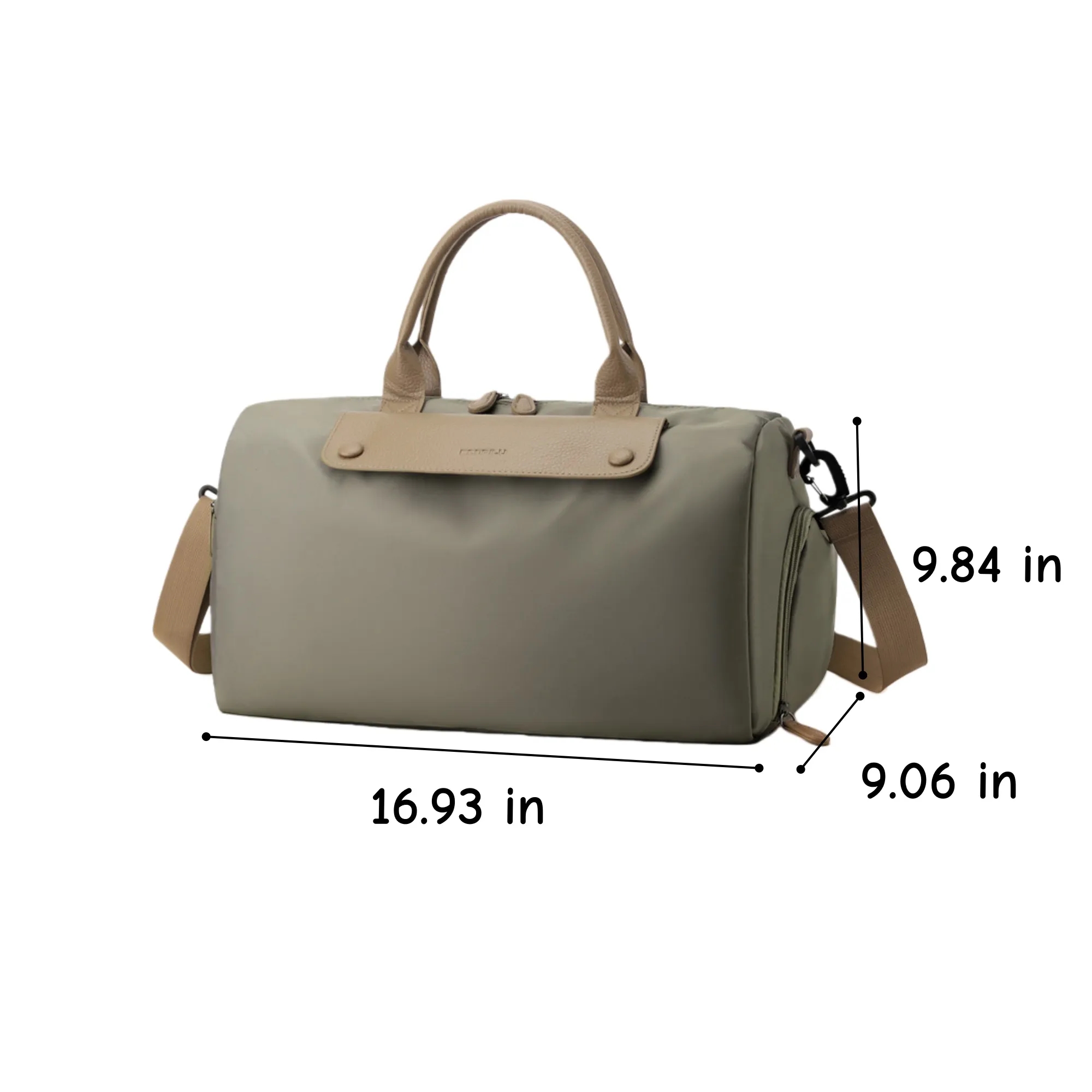 Custom Logo Travel Duffle Bag With Wet Dry Compartment 3