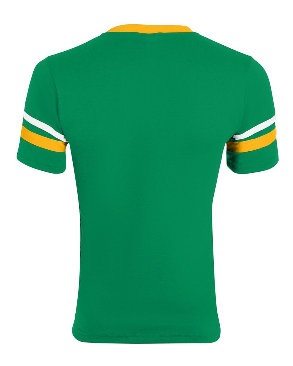 V-Neck Jersey with Striped Sleeves - 360 43