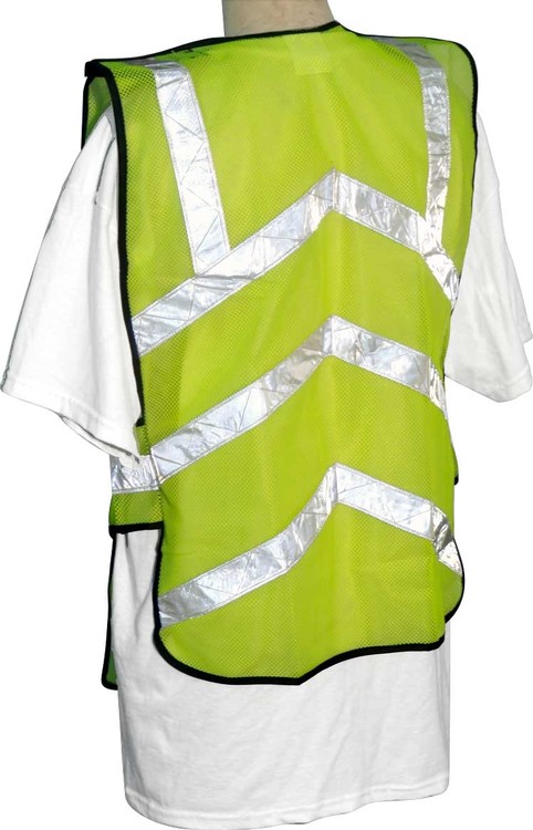 Lime Class II Mesh 5-Point Break Safety Vest Rx