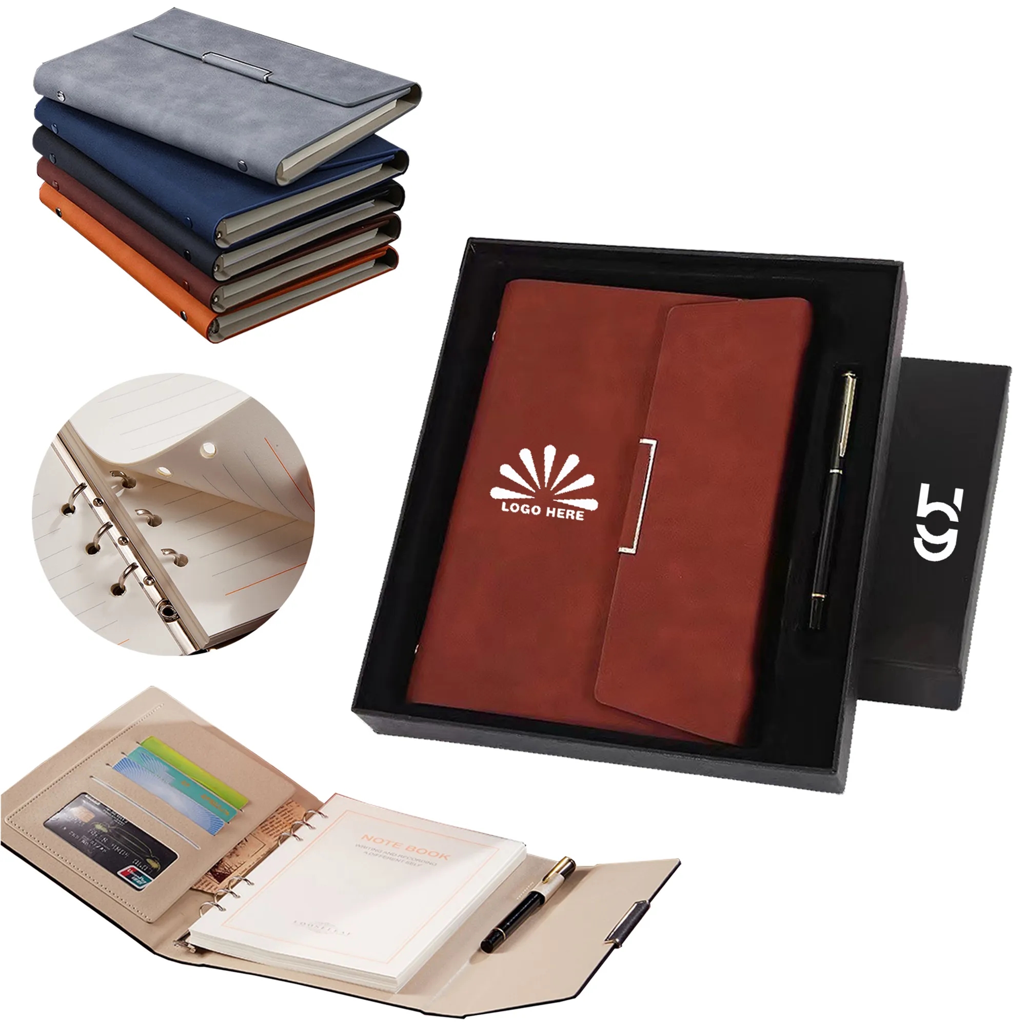 A5 Multi-functional Loose-leaf Notebook Gift Box 3