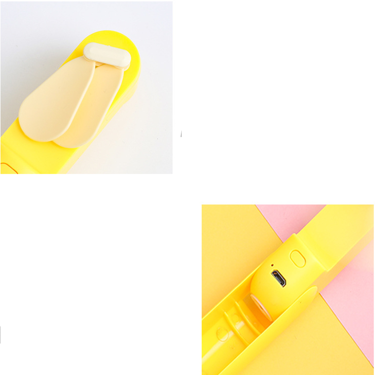 Cute little yellow duck portable fan 3