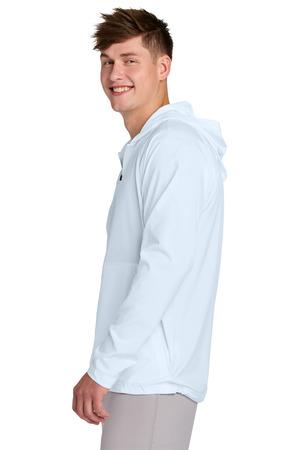 Repeat 1/2-Zip Long Sleeve Hooded Jacket