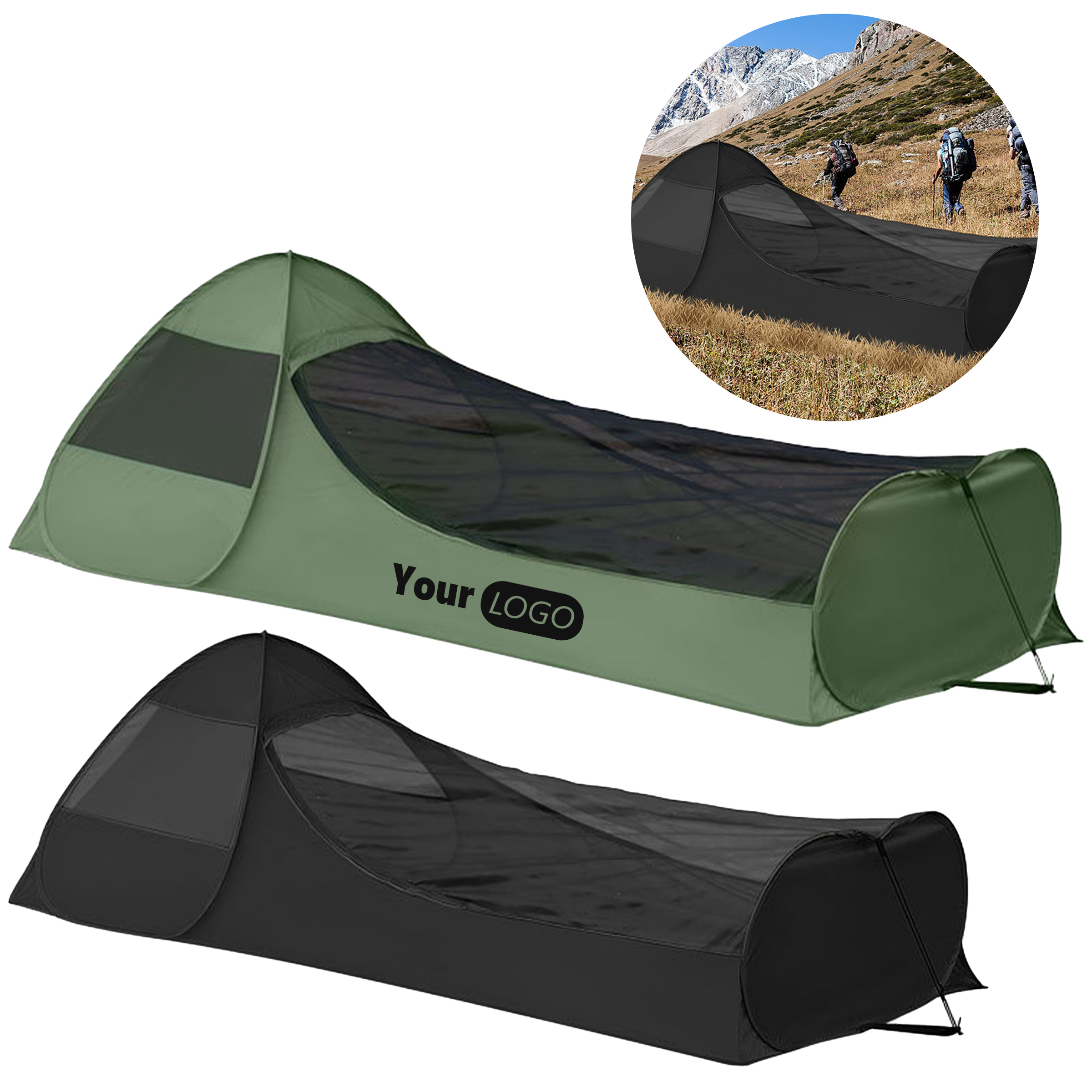 Polyester Outdoor Camping Mosquito Proof Sleeping Bag 7