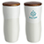 Adriano 12 oz Double-wall Ceramic Tumbler with Wood Lid 11