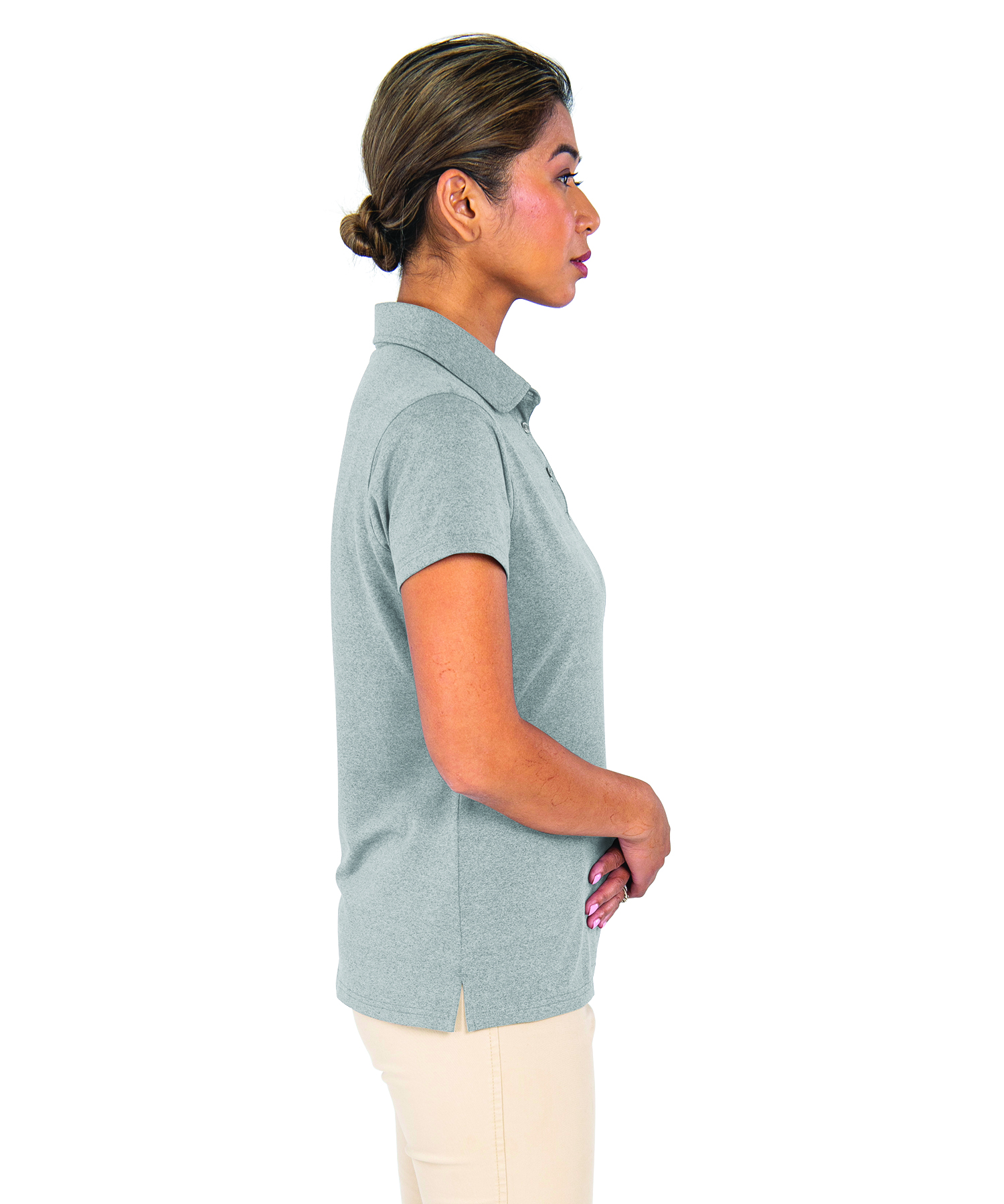 Women's Heathered Eco-Logic Stretch Polo 5