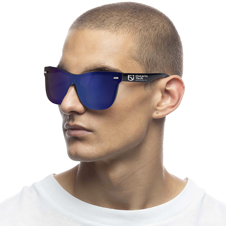 "DEL MAR TIDE" Rimless Reflective Sunglasses 19