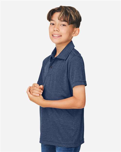 Youth Zone Sonic Heather Performance Polo - TT51HY 11