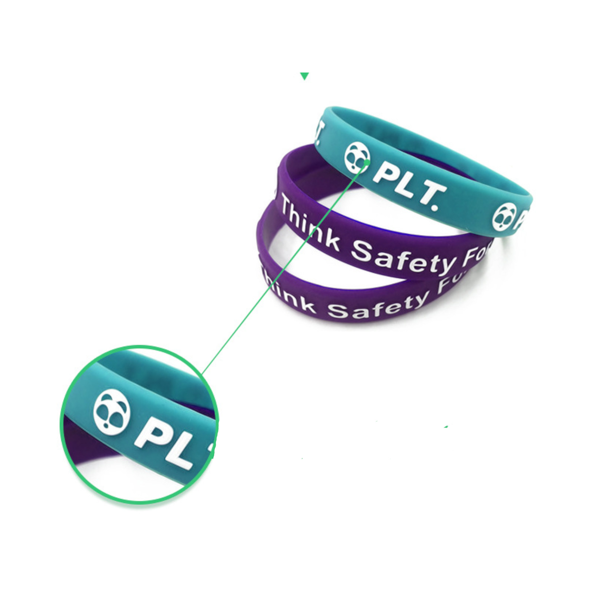 Custom Silicone Wristband Bracelet 18