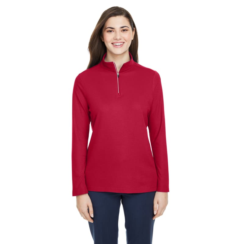 CORE365 Ladies' Fusion ChromaSoft™ Pique Quarter-Zip 36