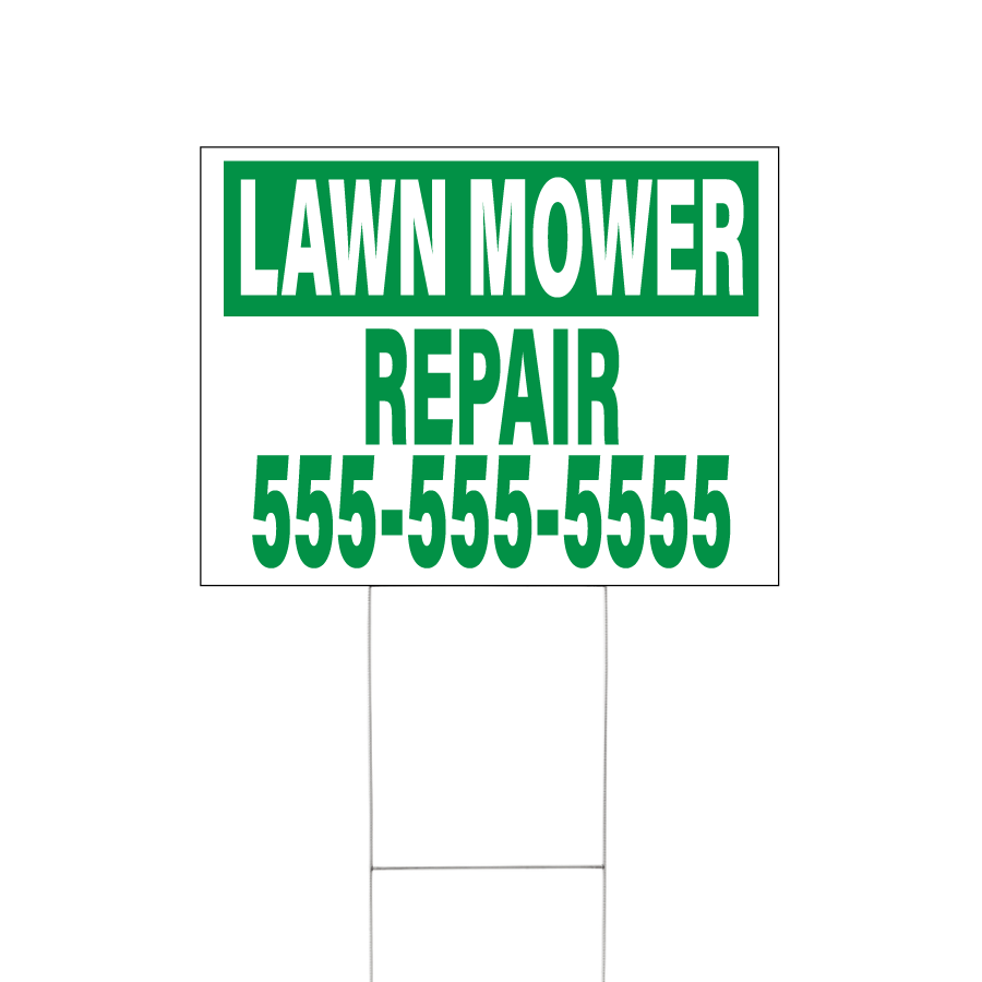 12in. x 18in. Coroplast Lawn and Site Signs