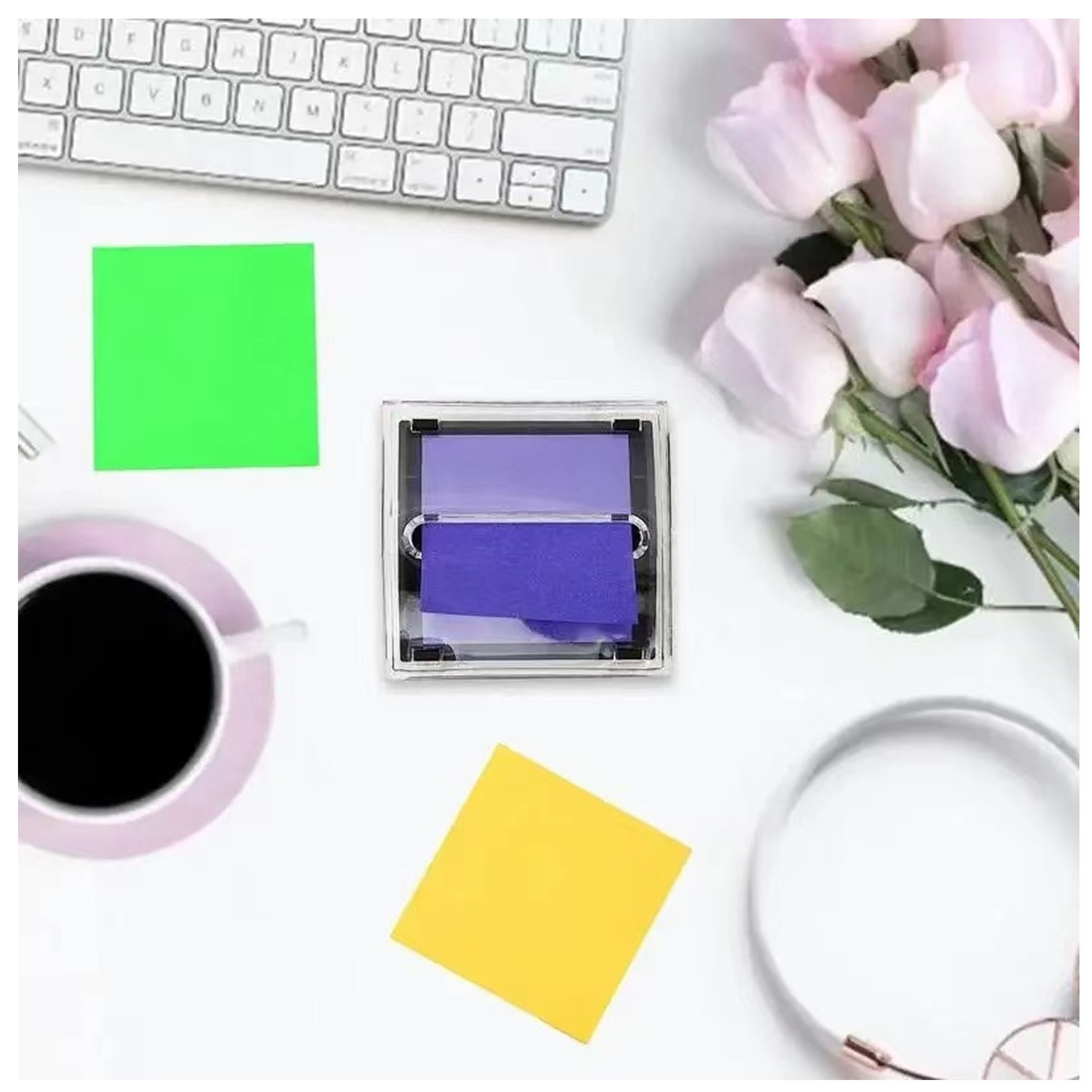 Durable Plastic Note Box: Convenient Organizer for Notes 1