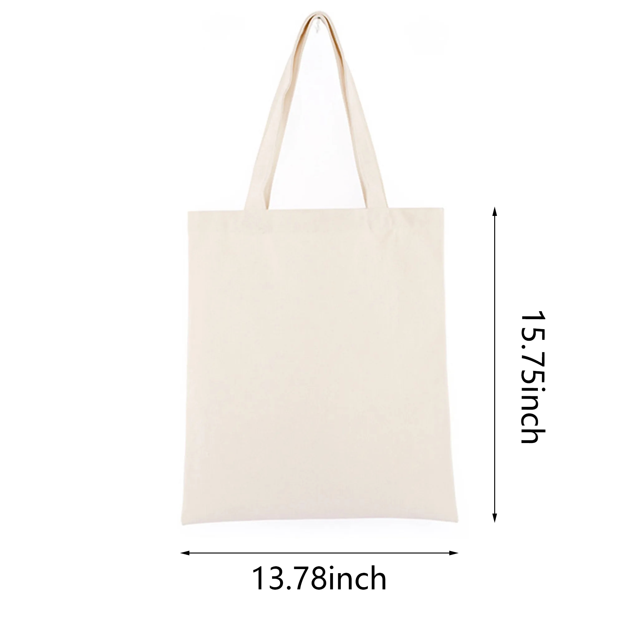 Custom Portable Canvas Eco-Friendly Shopping Bag, custom tote bag with logo imprint 4