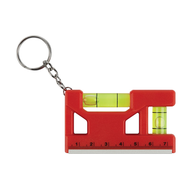 Hank 3" Level / Ruler Keyring 14