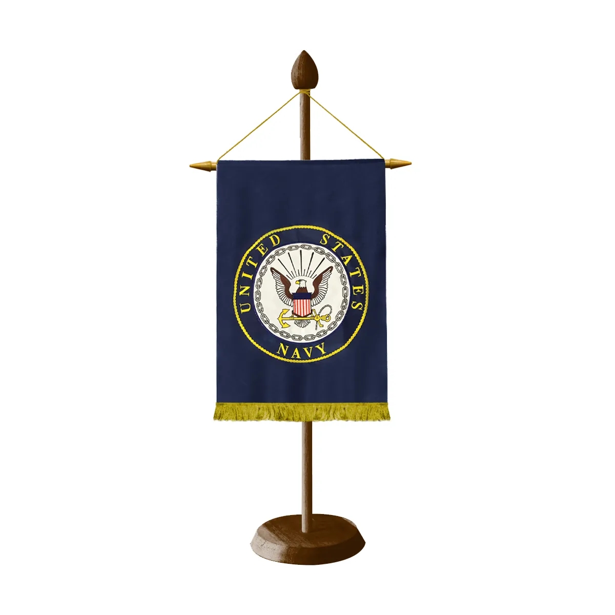 13.75" Desk Wooden Podium Banner Stand Kit 1