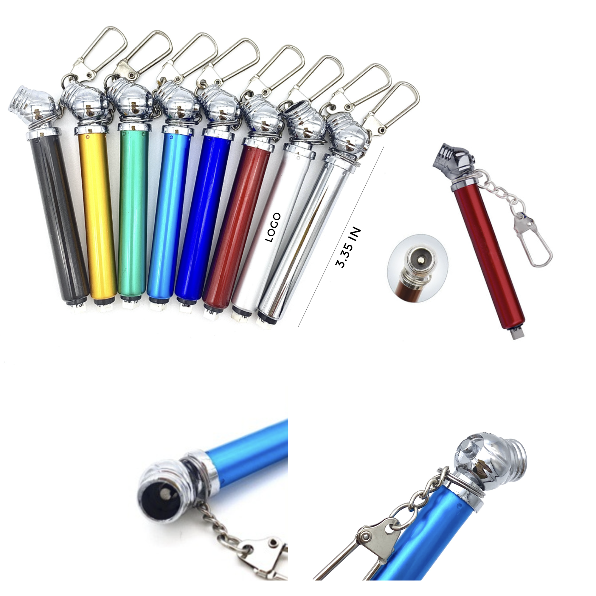 MOQ 10 PCS Durable Portable Mini Tire Gauge 2